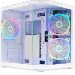 Carcasa Spacer Aquarium, mATX, fara sursa, sticla securizata, USB 3.0