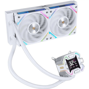 Cooler Procesor 1stPlayer X-Starship 240E-wh, display de 2,4 inches, aRGB,