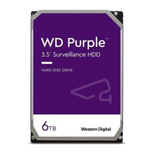 HDD Surveillance  WD Purple 6TB SATA-III 5640RPM 256MB