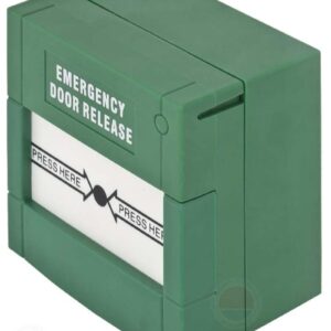 Buton aplicabil din plastic pentru iesire de urgenta; Material: plastic,