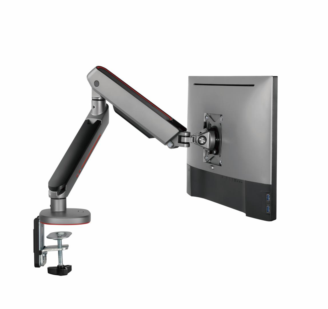 Brat pentru monitor, Material: Oțel, Aluminiu, Plastic, Suprafață finisaj : - imagine 11