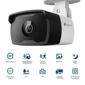 "TP-Link Camera IR de supraveghere Bullet pentru exterior VIGIC320I(4MM), Senzor